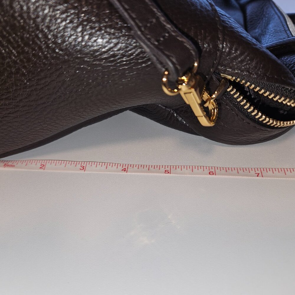 Madewell Top Handle/Crossbody Chocolate Brown Leather Bag - Picture 3 of 15